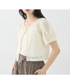 【アースミュージックアンドエコロジー/earth music&ecology】のフラワーコード刺繍カーディガン Ivory|ID: prp329100004586748 ipo3291000000032526597
