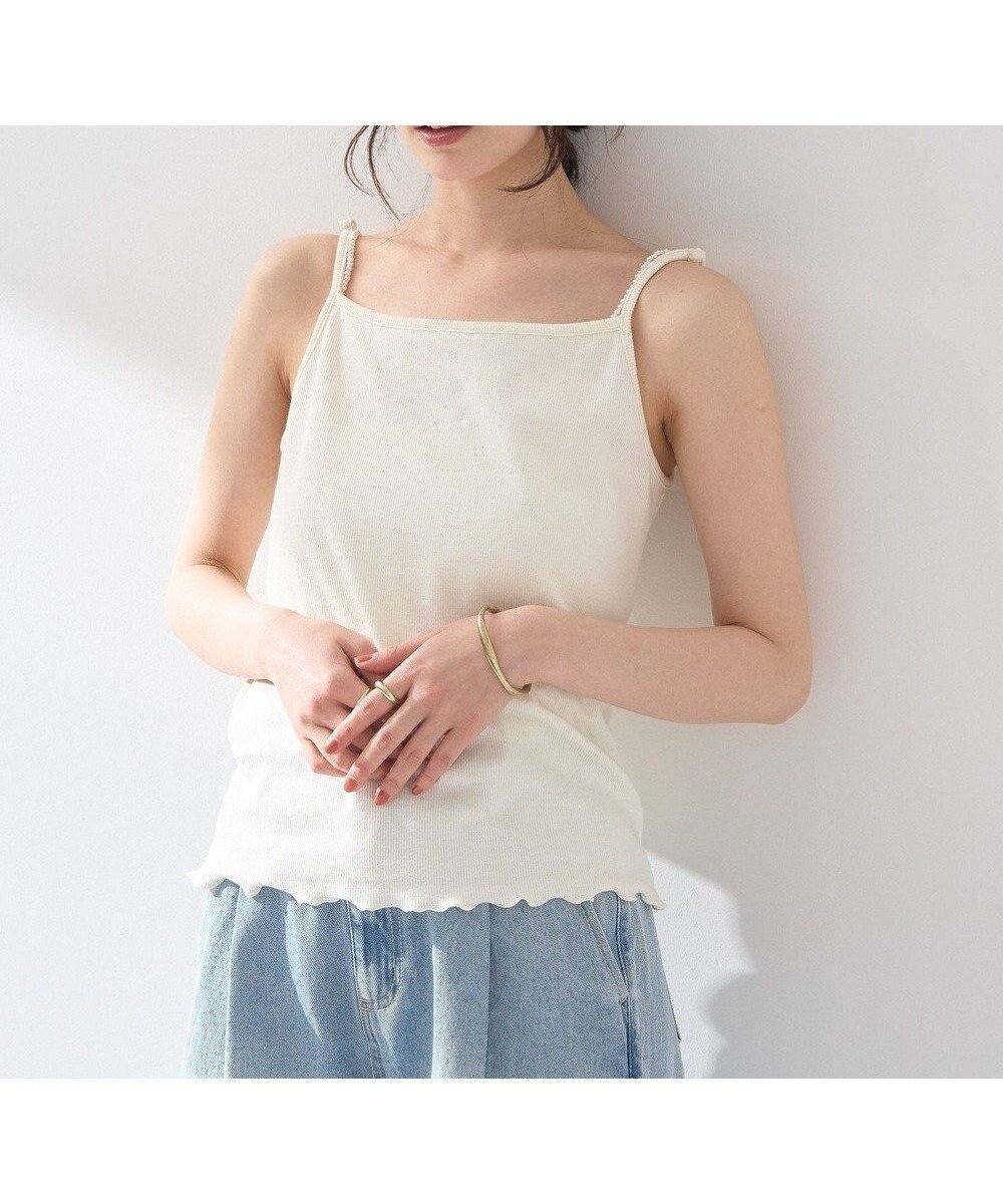 【アースミュージックアンドエコロジー/earth music&ecology】のパールストラップキャミソール 人気、トレンドファッション・服の通販 founy(ファニー) 　ファッション　Fashion　レディースファッション　Fashion for Women　トップス・カットソー　Cut & Sew Tops　キャミソール&ノースリーブ　Camisoles & Sleeveless Tops　おすすめ　Recommended / Our Picks　インナー　Innerwear　キャミソール　Camisole, Spaghetti Strap Top　タンク　Tank Top, Sleeveless Top　ベーシック　Basic, Essential　ポケット　Pocket, Pocket Detail　夏　Summer　春　Spring　S/S・春夏　SS, Spring/Summer, Warm Season　 other-1|ID: prp329100004586751 ipo3291000000032526610