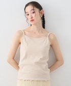 【アースミュージックアンドエコロジー/earth music&ecology】のパールストラップキャミソール Light Beige|ID: prp329100004586751 ipo3291000000032526615
