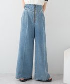 【アースミュージックアンドエコロジー/earth music&ecology】のサイドベルトデニムパンツ 人気、トレンドファッション・服の通販 founy(ファニー) ファッション Fashion レディースファッション Fashion for Women パンツ Pants & Trousers デニムパンツ・ジーンズ・美脚デニム Denim Jeans & Pants ベルト&ウエストマーク Belts & Waist Accessories スマート Smart, Elegant デニム Denim, Jeans Material フレア Flare, Flared ポケット Pocket, Pocket Detail 夏 Summer 春 Spring S/S・春夏 SS, Spring/Summer, Warm Season thumbnail Light Indigo|ID: prp329100004586752 ipo3291000000033656670