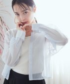【アースミュージックアンドエコロジー/earth music&ecology】のメッシュストライプショートシャツ 人気、トレンドファッション・服の通販 founy(ファニー) ファッション Fashion レディースファッション Fashion for Women トップス・カットソー Cut & Sew Tops シャツ・ブラウス・オフィスカジュアル Elegant Blouses & Button-Ups おすすめ Recommended / Our Picks インナー Innerwear ショート Short, Short Length シンプル Simple, Minimal ストライプ Stripe, Striped Pattern ボックス Boxy, Box Shape ポケット Pocket, Pocket Detail メッシュ Mesh, Net Fabric 夏 Summer 春 Spring S/S・春夏 SS, Spring/Summer, Warm Season 無地 Plain, Solid Color thumbnail Sax|ID: prp329100004586754 ipo3291000000033656676