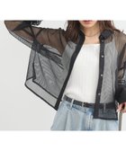 【アースミュージックアンドエコロジー/earth music&ecology】のメッシュストライプショートシャツ 人気、トレンドファッション・服の通販 founy(ファニー) ファッション Fashion レディースファッション Fashion for Women トップス・カットソー Cut & Sew Tops シャツ・ブラウス・オフィスカジュアル Elegant Blouses & Button-Ups おすすめ Recommended / Our Picks インナー Innerwear ショート Short, Short Length シンプル Simple, Minimal ストライプ Stripe, Striped Pattern ボックス Boxy, Box Shape ポケット Pocket, Pocket Detail メッシュ Mesh, Net Fabric 夏 Summer 春 Spring S/S・春夏 SS, Spring/Summer, Warm Season 無地 Plain, Solid Color thumbnail Black|ID: prp329100004586754 ipo3291000000033656678