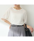 【アースミュージックアンドエコロジー/earth music&ecology】のシアースリーブ半袖プルオーバー Off White|ID: prp329100004586755 ipo3291000000032526635