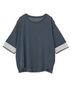 【アースミュージックアンドエコロジー/earth music&ecology】のシアースリーブ半袖プルオーバー Charcoal Gray|ID: prp329100004586755 ipo3291000000032526636