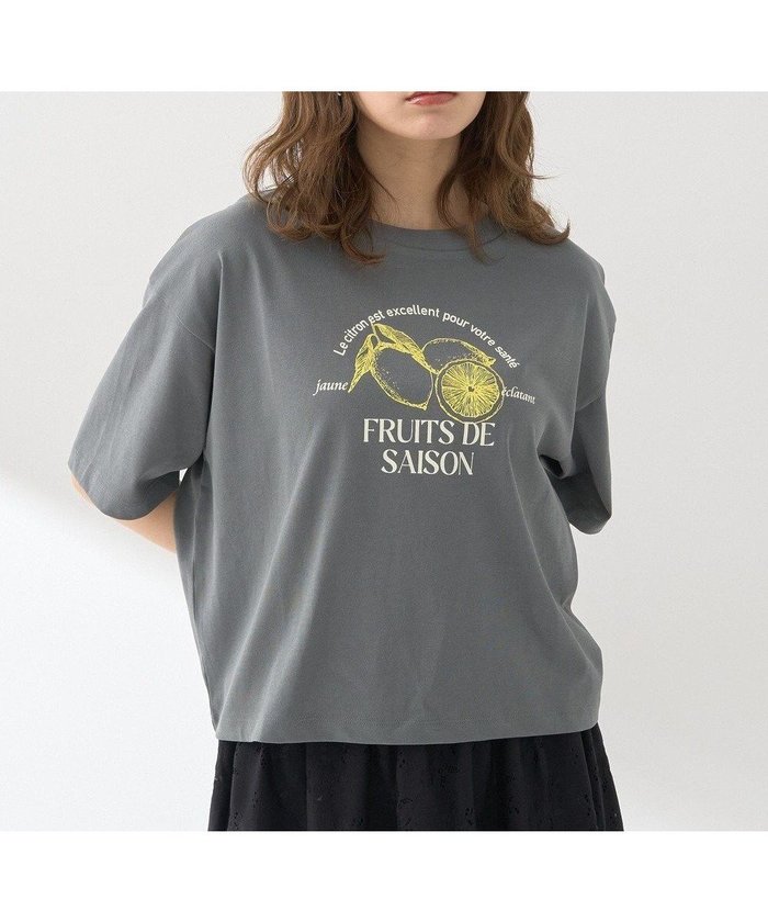 【アースミュージックアンドエコロジー/earth music&ecology】のFRUITS DE SAISONショートT インテリア・キッズ・メンズ・レディースファッション・服の通販 founy(ファニー) https://founy.com/ ファッション Fashion レディースファッション Ladies' Fashion Online トップス・カットソー Tops/Tshirt シャツ/ブラウス Shirts/Blouses ロング / Tシャツ T-Shirts カットソー Cut and Sewn 春 Spring 洗える Washable カットソー Cut And Sew クール Cool サマー Summer ショート Short デニム Denim ポケット Pocket モチーフ Motif S/S・春夏 Ss・Spring/Summer 夏 Summer |ID: prp329100004586757 ipo3291000000032526649