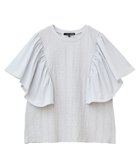 【グリーンパークス/Green Parks】の・SUGAR SPOON ラッフルスリーブTEE Light Gray|ID: prp329100004586764 ipo3291000000032526679