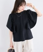 【グリーンパークス/Green Parks】の・SUGAR SPOON ラッフルスリーブTEE Black|ID: prp329100004586764 ipo3291000000032526683