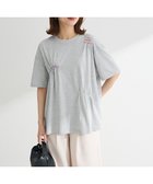 【グリーンパークス/Green Parks】の・SUGAR SPOON ギャザーロゴ刺繍TEE Gray Mixture|ID: prp329100004586778 ipo3291000000032526712