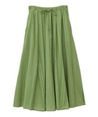 【グリーンパークス/Green Parks】のI シアーサッカーギャザースカート Green|ID: prp329100004586780 ipo3291000000032526728