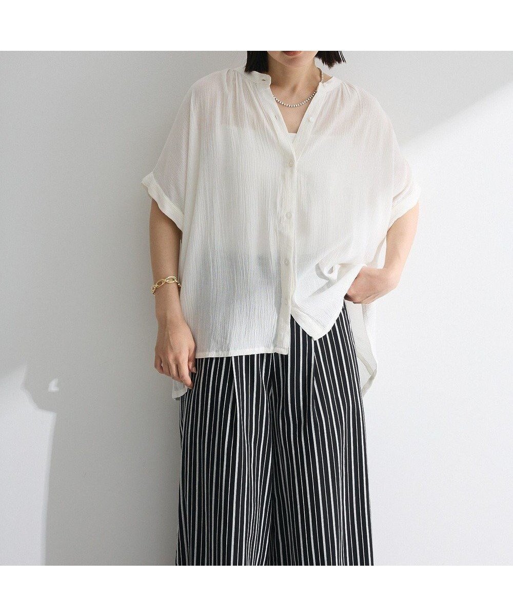 【グリーンパークス/Green Parks】のI レーヨンクレープブラウス 人気、トレンドファッション・服の通販 founy(ファニー) 　ファッション　Fashion　レディースファッション　Fashion for Women　トップス・カットソー　Cut & Sew Tops　シャツ・ブラウス・オフィスカジュアル　Elegant Blouses & Button-Ups　おすすめ　Recommended / Our Picks　ポケット　Pocket, Pocket Detail　再入荷　Restock / Back in Stock　夏　Summer　春　Spring　S/S・春夏　SS, Spring/Summer, Warm Season　 other-1|ID: prp329100004586787 ipo3291000000032698933