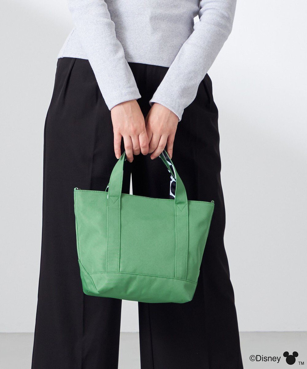 【イザック/Y'SACCS】の【Disney Collection】シルエットプリント2WAYミニトートバッグ インテリア・キッズ・メンズ・レディースファッション・服の通販 founy(ファニー) ファッション Fashion レディースファッション Fashion for Women バッグ Bags キャンバス Canvas, Canvas Fabric シンプル Simple, Minimal スマート Smart, Elegant ドット Polka Dot, Dot Pattern パターン Pattern, Design Print プリント Print, Printed Pattern ポケット Pocket, Pocket Detail おすすめ Recommended / Our Picks グリーン|ID: prp329100004586790 ipo3291000000034029823