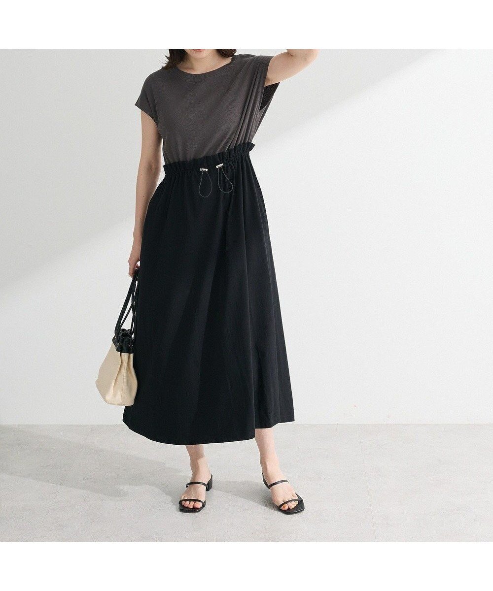【グリーンパークス/Green Parks】の・SUGAR SPOONフレンチリブドッキングワンヒ 人気、トレンドファッション・服の通販 founy(ファニー) 　ファッション　Fashion　レディースファッション　Fashion for Women　ワンピース　Dresses　コンパクト　Compact, Small Size　スリーブ　Sleeve, Long Sleeve / Short Sleeve　ドッキング　Docking, Mixed Material　フレンチ　French, French Style　ポケット　Pocket, Pocket Detail　夏　Summer　春　Spring　S/S・春夏　SS, Spring/Summer, Warm Season　 other-1|ID: prp329100004586793 ipo3291000000032698942