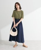 【グリーンパークス/Green Parks】の・SUGAR SPOON半袖リブドッキングワンヒ Khaki|ID: prp329100004586796 ipo3291000000032698055