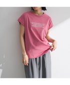 【グリーンパークス/Green Parks】の・swing by フレンチスリーブ刺繍TEE Pink|ID: prp329100004586802 ipo3291000000032526863