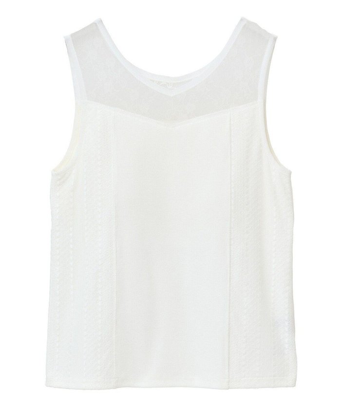 【グリーンパークス/Green Parks】の・SUGAR SPOON 2wayレースタンク(カップ インテリア・キッズ・メンズ・レディースファッション・服の通販 founy(ファニー) https://founy.com/ ファッション Fashion レディースファッション Ladies' Fashion Online トップス・カットソー Tops/Tshirt おすすめ Recommend シアー Sheer スクエア Square ストレッチ Stretch タンク Tank フェミニン Feminine ポケット Pocket レース Race 夏 Summer 春 Spring S/S・春夏 Ss・Spring/Summer |ID: prp329100004586809 ipo3291000000032526925