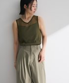 【グリーンパークス/Green Parks】の・SUGAR SPOON 2wayレースタンク(カップ Khaki|ID: prp329100004586809 ipo3291000000032526933