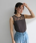 【グリーンパークス/Green Parks】の・SUGAR SPOON 2wayレースタンク(カップ Charcoal Gray|ID: prp329100004586809 ipo3291000000032698221