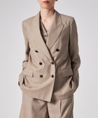 【ポール スミス/Paul Smith】のクリスプウール ダブルジャケット ライトベージュ|ID: prp329100004586812 ipo3291000000032682225