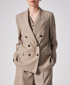 【ポール スミス/Paul Smith】のクリスプウール ダブルジャケット ライトベージュ|ID: prp329100004586812 ipo3291000000033656712