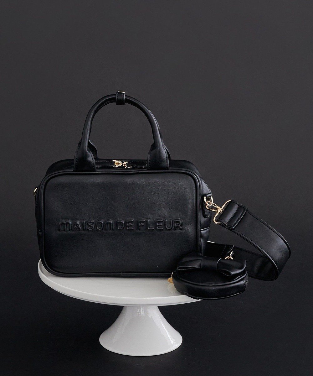 【メゾンドフルール/Maison de FLEUR】のポーチ付き2Wayボストンバッグ 人気、トレンドファッション・服の通販 founy(ファニー) ファッション Fashion レディースファッション Fashion for Women バッグ Bags ポーチ&ミニバッグ Pouches & Mini Bags おすすめ Recommended / Our Picks ショルダー Shoulder, Shoulder Strap トレンド Trend, Trending Now フォルム Silhouette, Form フロント Front, Front Design ボストンバッグ Boston Bag, Retro Bag ポーチ Pouch, Small Case other-1|ID: prp329100004586827 ipo3291000000033656077