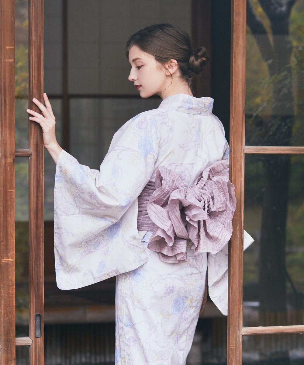【メゾンドフルール/Maison de FLEUR】のフローラル浴衣 インテリア・キッズ・メンズ・レディースファッション・服の通販 founy(ファニー) 　ファッション　Fashion　レディースファッション　Ladies' Fashion Online　水着　Swimwear　水着　Swimwear　春　Spring　ポケット　Pocket　モチーフ　Motif　水着　Swimsuit　S/S・春夏　Ss・Spring/Summer　夏　Summer　エレガント 上品　Elegant　Multi|ID: prp329100004586828 ipo3291000000032527046