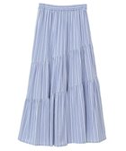 【グリーンパークス/Green Parks】の・ELENCARE DUE ストライプフレアスカート Blue|ID: prp329100004586835 ipo3291000000032527108