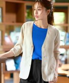 【ティアクラッセ/Tiaclasse】の【洗える】 シアーカラーレスジャケット ベージュ|ID: prp329100004586838 ipo3291000000032527146