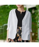 【ティアクラッセ/Tiaclasse】の【洗える】 シアーカラーレスジャケット グレージュ|ID: prp329100004586838 ipo3291000000032527147
