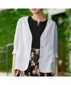 【ティアクラッセ/Tiaclasse】の【洗える】 シアーカラーレスジャケット グレージュ|ID: prp329100004586838 ipo3291000000033656102