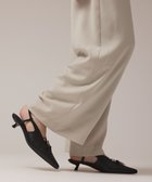 【グレース コンチネンタル/GRACE CONTINENTAL】のサテンワイドパンツ ライトグリーン|ID: prp329100004586868 ipo3291000000032527376