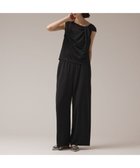 【グレース コンチネンタル/GRACE CONTINENTAL】のサテンワイドパンツ ブラック|ID: prp329100004586868 ipo3291000000032527377
