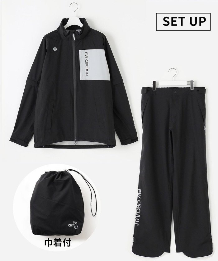 【ピーダブリュサーキュラス/PW CIRCULUS】の【 耐水圧20000mm / レイン対応 】【UNISEX】防水レインウエアセット ゴルフ インテリア・キッズ・メンズ・レディースファッション・服の通販 founy(ファニー) https://founy.com/ ファッション Fashion レディースファッション Fashion for Women スポーツウェア Functional & Stylish Sportswear フィットネス用品・トレーニングアクセサリー Fitness Accessories / Sports Gear / Exercise Equipment クール Cool, Chic コンパクト Compact, Small Size 巾着 Drawstring Bag, Kinchaku スタンド Stand Collar, Upright Stand スポーツ Sports, Activewear スマート Smart, Elegant セットアップ Set-Up, Coordinated Outfit ブルゾン Blouson, Bomber Jacket ボトム Bottoms, Lower Wear ユニセックス Unisex, Genderless レイン Rain, Rainproof ゴルフ Golf |ID: prp329100004586871 ipo3291000000033024160