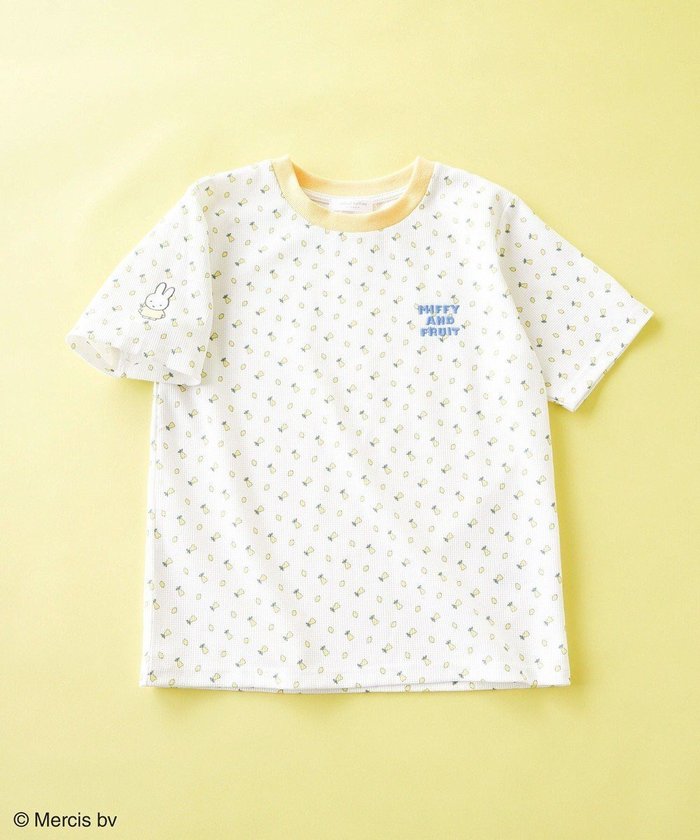 【グリーンパークス/Green Parks】のmiffy/フルーツプリントワッフルTシャツ インテリア・キッズ・メンズ・レディースファッション・服の通販 founy(ファニー) https://founy.com/ ファッション Fashion レディースファッション Fashion for Women トップス・カットソー Cut & Sew Tops シャツ・ブラウス・オフィスカジュアル Elegant Blouses & Button-Ups ロングTシャツ・Tシャツ Longline T-Shirts & Tees カットソー・ベーシックTシャツ Cut-and-Sewn Tops / Stretch Tees & Basics おすすめ Recommended / Our Picks イエロー Yellow カットソー Cut and Sewn Top コレクション Collection, Seasonal Line プリント Print, Printed Pattern ポケット Pocket, Pocket Detail リラックス Relax, Relaxed Fit ワッフル Waffle, Waffle Knit 夏 Summer 春 Spring S/S・春夏 SS, Spring/Summer, Warm Season |ID: prp329100004586886 ipo3291000000032527466