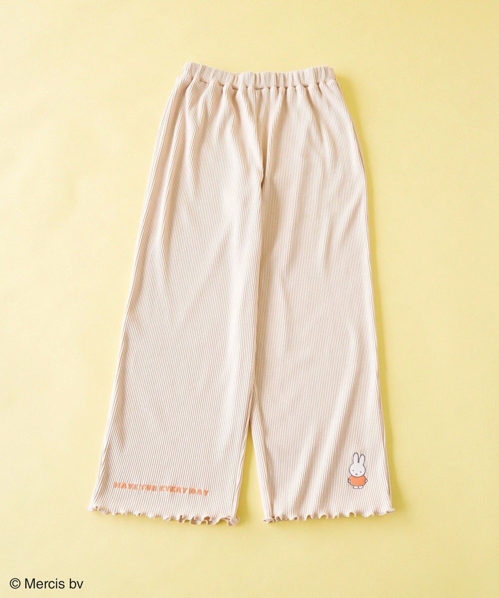 【グリーンパークス/Green Parks】のmiffy/ワンポイントカットリブパンツ インテリア・キッズ・メンズ・レディースファッション・服の通販 founy(ファニー) 　ファッション　Fashion　レディースファッション　Fashion for Women　パンツ　Pants & Trousers　コレクション　Collection, Seasonal Line　シンプル　Simple, Minimal　ポケット　Pocket, Pocket Detail　ワンポイント　One Point, Statement Accent　夏　Summer　春　Spring　S/S・春夏　SS, Spring/Summer, Warm Season　Light Beige|ID: prp329100004586900 ipo3291000000032527598