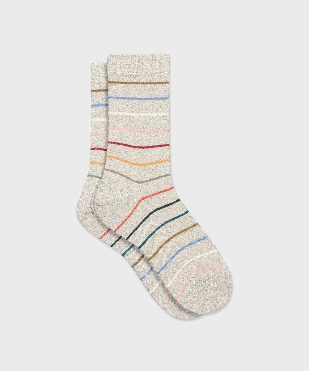 【ポール スミス/Paul Smith】のLeane Signature ソックス インテリア・キッズ・メンズ・レディースファッション・服の通販 founy(ファニー) 　ファッション　Fashion　レディースファッション　Fashion for Women　ソックス&靴下　Socks & Hosiery　レッグウェア・ストッキング　Legwear & Hosiery　おすすめ　Recommended / Our Picks　アクセサリー　Fashion Accessories　カラフル　Colorful Design　スニーカー　Sneakers, Trainers　ソックス　Socks, Hosiery　エレガント 上品　Elegant　ホワイト|ID: prp329100004586942 ipo3291000000033656649