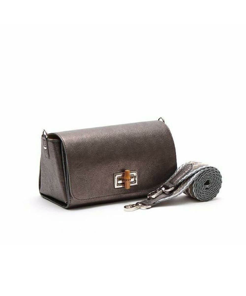 【アクセソワドゥマドモワゼルジャップ/A.D.M.J】の【牛革】メタリックレザー/ラウンドターンロックショルダー インテリア・キッズ・メンズ・レディースファッション・服の通販 founy(ファニー) ファッション Fashion レディースファッション Fashion for Women アンティーク Antique-Inspired コンパクト Compact, Small Size ショルダー Shoulder, Shoulder Strap ポケット Pocket, Pocket Detail メタリック Metallic, Shiny Finish モチーフ Motif, Design Theme エレガント 上品 Elegant GRAFITE AN|ID: prp329100004586945 ipo3291000000033656653