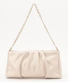 【エニィ スィス/any SiS】の【2WAY】ギャザーチェーンクラッチショルダー バッグ シャンパン|ID: prp329100004586958 ipo3291000000033656657