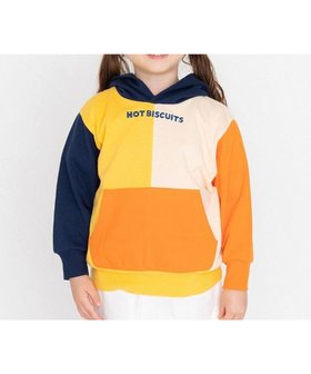 【ミキハウスホットビスケッツ/MIKI HOUSE HOT BISCUITS / KIDS】の【80-120cm】 マルチカラー配色切り替え ロゴパーカー 人気、トレンドファッション・服の通販 founy(ファニー) ファッション Fashion キッズファッション KIDS Children’s Clothing トップス・カットソー Tops/Tees/Kids おすすめ Recommend デニム Denim パーカー Hoodie プリント Print 再入荷 Restock/Back In Stock/Re Arrival 夏 Summer S/S・春夏 Ss・Spring/Summer A/W・秋冬 Aw・Autumn/Winter・Fw・Fall-Winter 長袖 Long Sleeve |ID:prp329100004587650