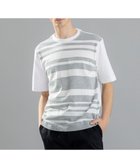 【ジョゼフ オム/JOSEPH HOMME / MEN】のブライトボーダーブロック Tシャツ ホワイト系|ID: prp329100004587668 ipo3291000000032537230
