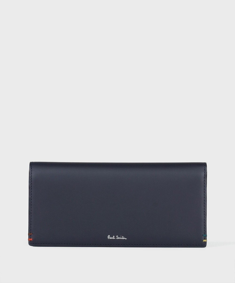 【ポールスミス/Paul Smith / MEN】のハイライトステッチSS24 長財布 インテリア・キッズ・メンズ・レディースファッション・服の通販 founy(ファニー) 　ファッション　Fashion　メンズファッション　Men's Style Online　ハンド　Hand　フロント　Front　ポケット　Pocket　メンズ　Mens　再入荷　Restock/Back In Stock/Re Arrival　財布　Wallet　ネイビー|ID: prp329100004587679 ipo3291000000032537539