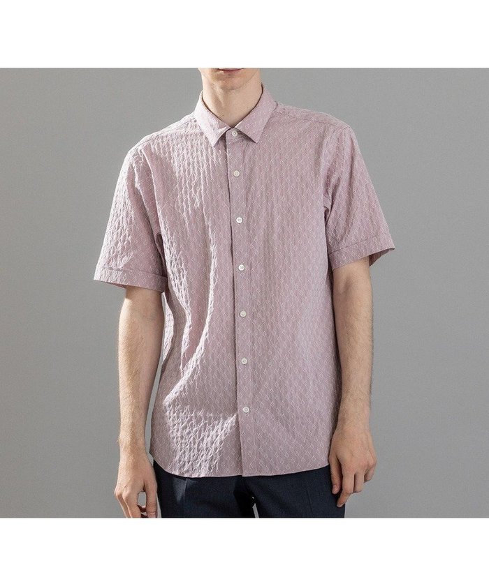 【ジョゼフ オム/JOSEPH HOMME / MEN】の新柄【定番/ストレッチ】ハムサジャガードストレッチ レギュラーカラー半袖シャツ インテリア・キッズ・メンズ・レディースファッション・服の通販 founy(ファニー) https://founy.com/ ファッション Fashion メンズファッション Men's Style Online トップス・カットソー Tops/Tshirt/Men シャツ Shirts インナー Inner ジャケット Jacket ストレッチ Stretch レギュラー Regular 半袖 Short Sleeve 夏 Summer 定番 Standard 春 Spring S/S・春夏 Ss・Spring/Summer |ID: prp329100004587682 ipo3291000000032537633