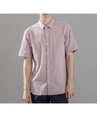 【ジョゼフ オム/JOSEPH HOMME / MEN】の新柄【定番/ストレッチ】ハムサジャガードストレッチ レギュラーカラー半袖シャツ ピンク系|ID: prp329100004587682 ipo3291000000032537634