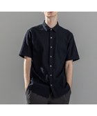 【ジョゼフ オム/JOSEPH HOMME / MEN】の新柄【定番/ストレッチ】ハムサジャガードストレッチ レギュラーカラー半袖シャツ ブラック系|ID: prp329100004587682 ipo3291000000033384163