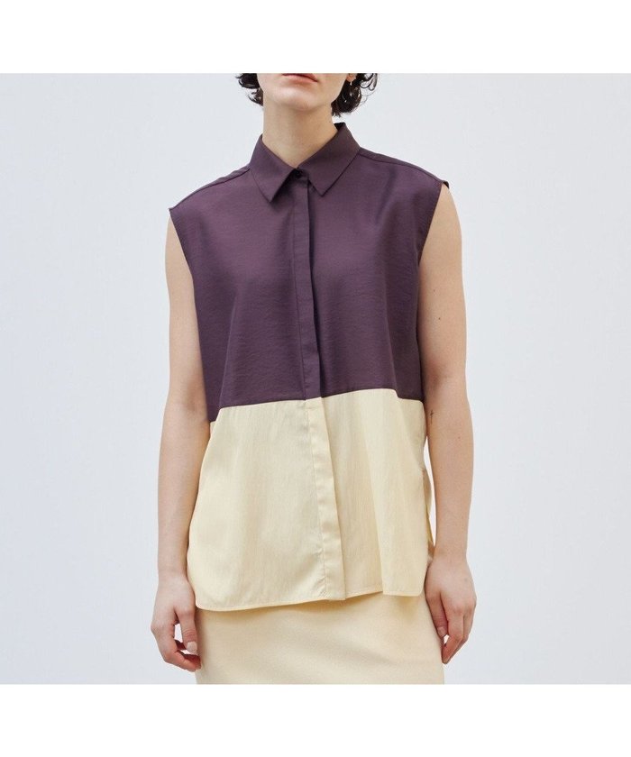 【ベイジ,/BEIGE,】の【洗える】SERBES / ノースリーブブラウス インテリア・キッズ・メンズ・レディースファッション・服の通販 founy(ファニー) https://founy.com/ ファッション Fashion レディースファッション Fashion for Women トップス・カットソー Cut & Sew Tops キャミソール&ノースリーブ Camisoles & Sleeveless Tops シャツ・ブラウス・オフィスカジュアル Elegant Blouses & Button-Ups おすすめ Recommended / Our Picks シンプル Simple, Minimal セットアップ Set-Up, Coordinated Outfit デニム Denim, Jeans Material ドレープ Drape, Draping Fabric ノースリーブ Sleeveless, No-Sleeve ベーシック Basic, Essential 再入荷 Restock / Back in Stock 夏 Summer 春 Spring S/S・春夏 SS, Spring/Summer, Warm Season 洗える Machine Washable |ID: prp329100004588319 ipo3291000000032991811
