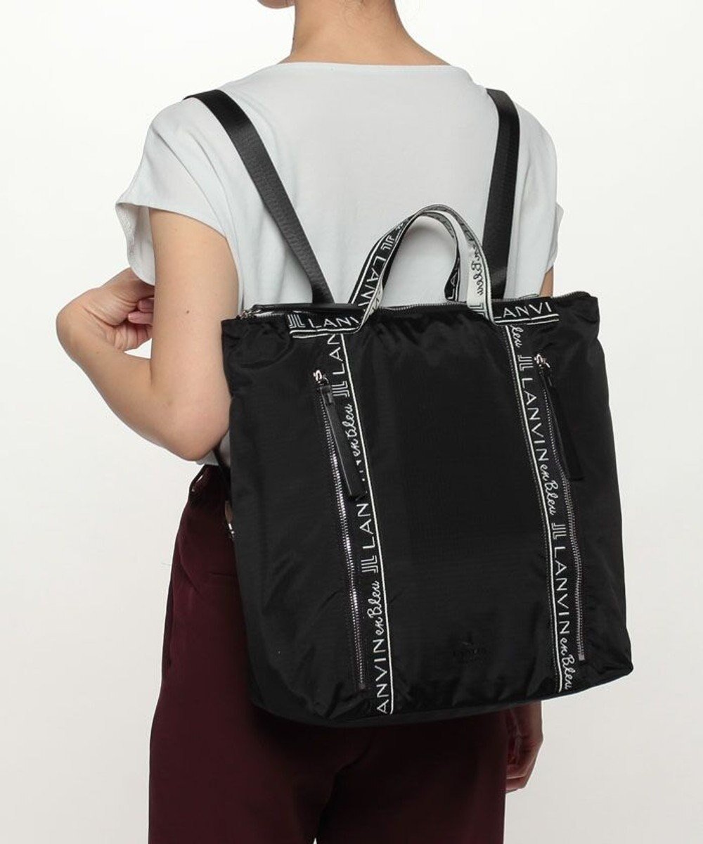 【ランバン オン ブルー/LANVIN en Bleu】のエヴリー ポーチ付2wayリュック 人気、トレンドファッション・服の通販 founy(ファニー) 　ファッション　Fashion　レディースファッション　Ladies' Fashion Online　バッグ　Bag　ポーチ　Pouches　インナー　Inner　シンプル　Simple　ジャカード　Jacquard　ポーチ　Pouch　リップ　Lip　リュック　Ruck Sack　 other-1|ID: prp329100004588327 ipo3291000000032546553