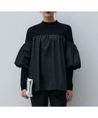 【アイシービー/iCB】の【CLASSY.1月号掲載・洗える】VIS/PEスムース レイヤードデザインニット ブラック系|ID: prp329100004588420 ipo3291000000033630200