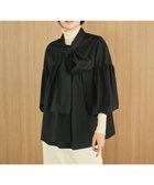 【ハッシュニュアンス/#Newans】の【シワになりにくい/洗濯機可能/袖ゴム】ビッグリボンブラウス ネイビー|ID: prp329100004588600 ipo3291000000034311114