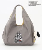【イザック/Y'SACCS】のSNOOPYデザイン ギャザートート 人気、トレンドファッション・服の通販 founy(ファニー) ファッション Fashion レディースファッション Ladies' Fashion Online バッグ Bag NEW・新作・新着・新入荷 New Arrivals イラスト Illustration スマート Smart フェイス Face ポケット Pocket ポーチ Pouch thumbnail グレー|ID: prp329100004588602 ipo3291000000032549979
