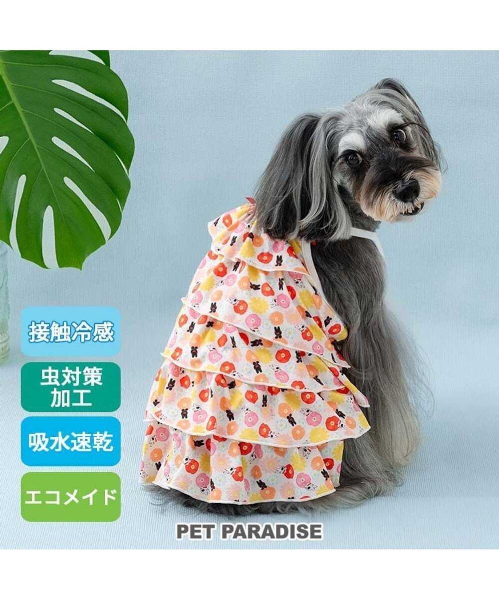 【ペットパラダイス/PET PARADISE / GOODS】のリサとガスパール エコメイド ワンピース《花柄》 小型犬 人気、トレンドファッション・服の通販 founy(ファニー) 　春　Spring　クール　Cool　吸水　Water Absorption　パール　Pearl　フリル　Frills　メッシュ　Mesh　リボン　Ribbon　S/S・春夏　Ss・Spring/Summer　犬　Dog　夏　Summer　ホーム・キャンプ・アウトドア・お取り寄せ　Home,Garden,Outdoor,Camping Gear　ペットグッズ　Pet Supplies　 other-1|ID: prp329100004588605 ipo3291000000032550079