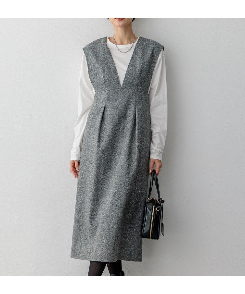 【23区/NIJYUSANKU】のシルクネップヘリンボーン オールインワン ワンピース 人気、トレンドファッション・服の通販 founy(ファニー) 　ファッション　Fashion　レディースファッション　Fashion for Women　ワンピース　Dresses　オールインワン・ワンピース　Dresses and Jumpsuits　インナー　Innerwear　ガウチョパンツ　Gaucho Pants, Culottes　シルク　Silk, 100% Silk　シンプル　Simple, Minimal　ストレッチ　Stretch, Stretchy Fabric　ストレート　Straight, Straight Cut　ネップ　Nepp, Slub Yarn　別注　Limited Edition, Custom Order　ワイド　Wide, Wide Fit　A/W・秋冬　Autumn/Winter　冬　Winter / This Winter　2024年　2024　2024-2025秋冬・A/W　Autumn/Winter 2024–25 AW24–25　 other-1|ID: prp329100004588630 ipo3291000000033543567